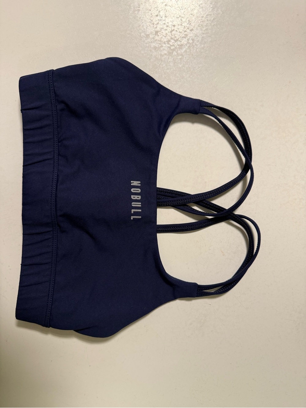 NOBULL Navy Double-Strap Sports Bra for Women Size M